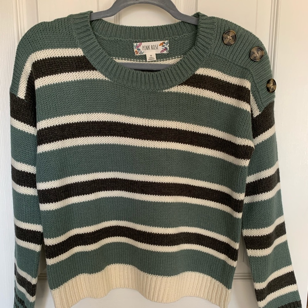 Pink Rose Sweater